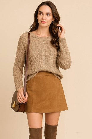 Cozy Cable Knit Sweater