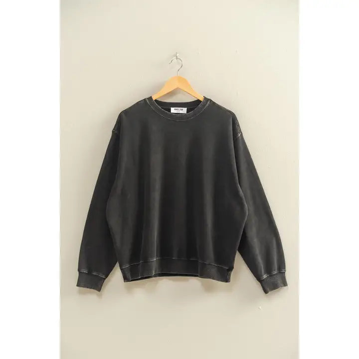 Mineral Washed Oversized Sweatshirt