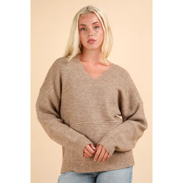 Mocha Oversized Sweater