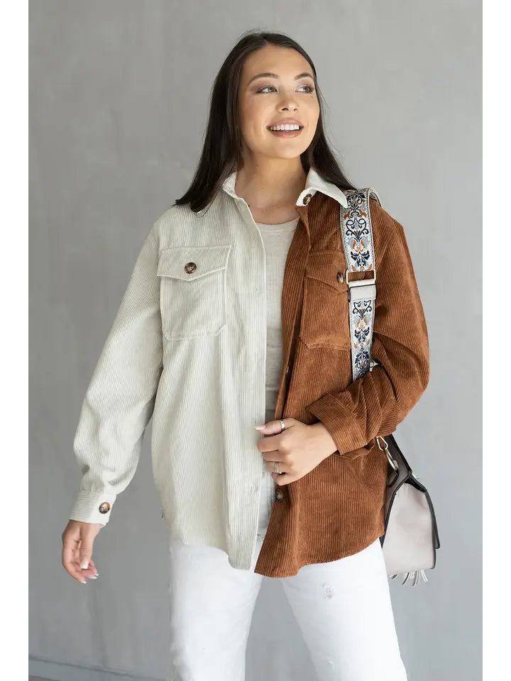 Tasha Two-Tone Shacket