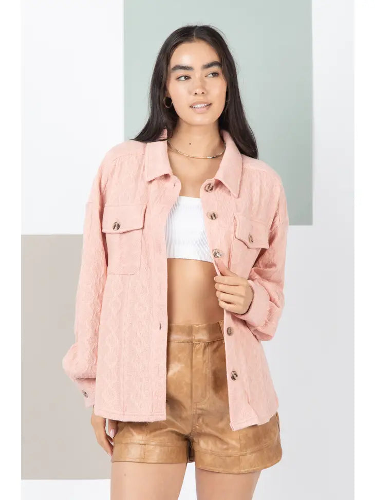 Paula's Pink Shacket