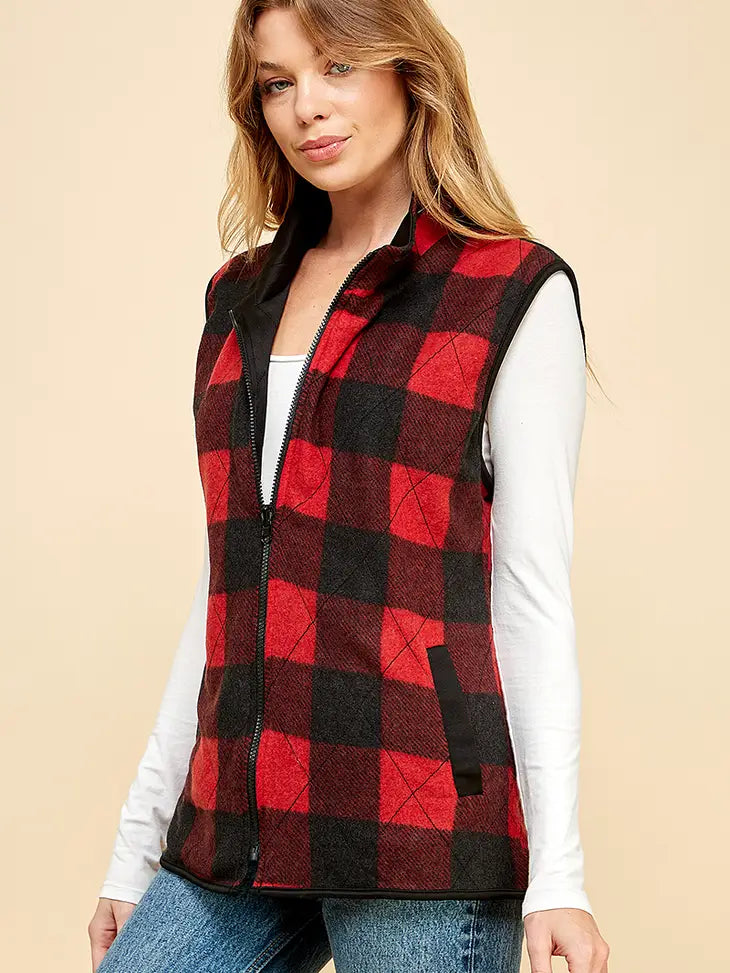 Blake's Buffalo Plaid Vest