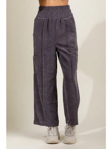 Corduroy Wide Leg Pants