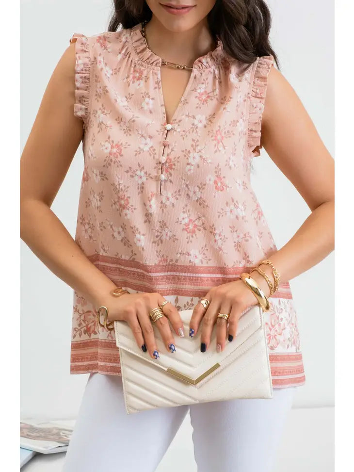 Floral Border Top