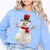 Snowman Faux Yarn