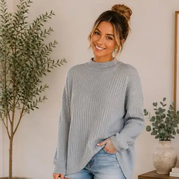 Mint Mock Neck
