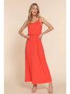 Coral Midi Dress