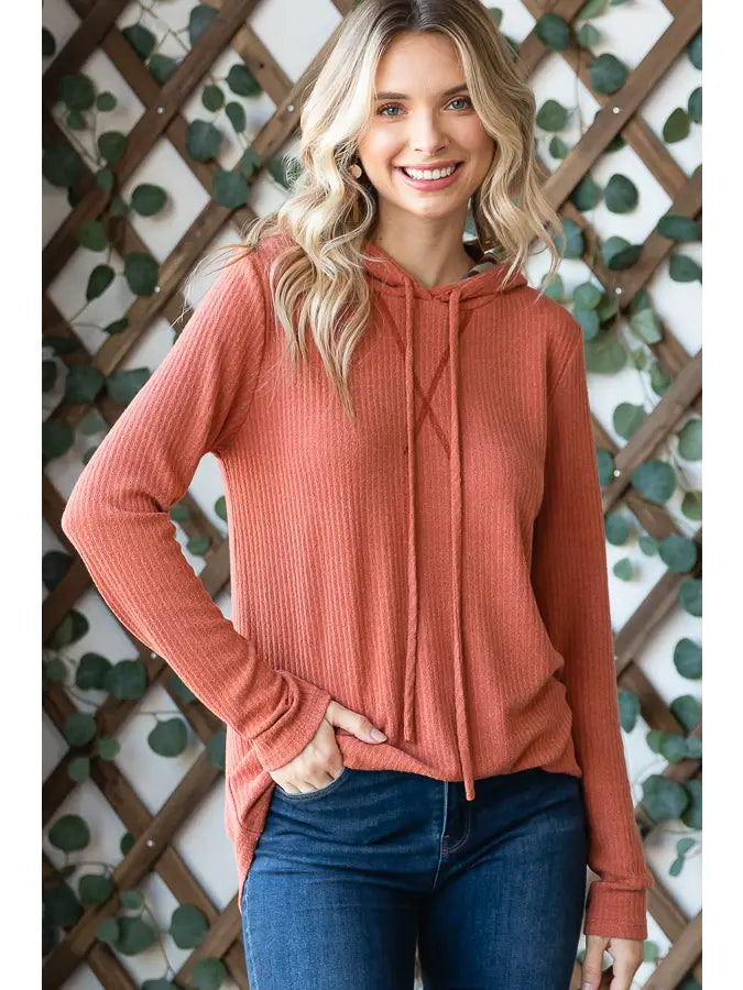 Roaring Ribbed Hoodie