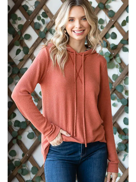 Roaring Ribbed Hoodie