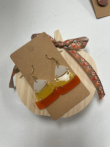 Candy Corn earrings