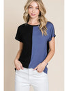 Comfy Color Block Top