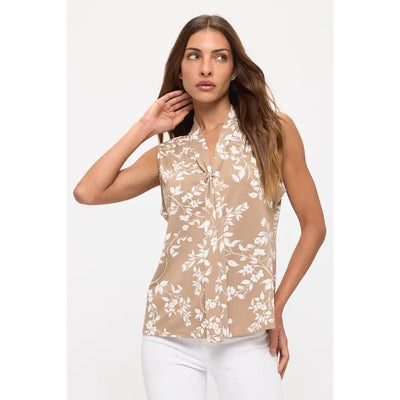 Floral Knit Tie Layering Tank