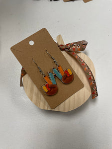 Piece out fall earring