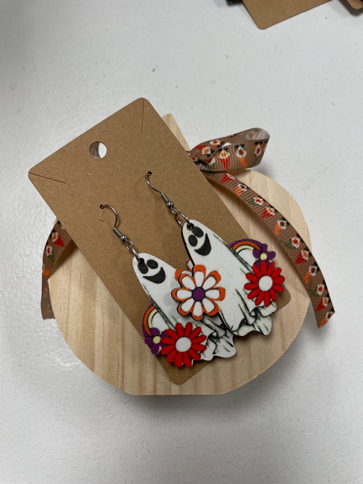 Groovy Ghost earrings