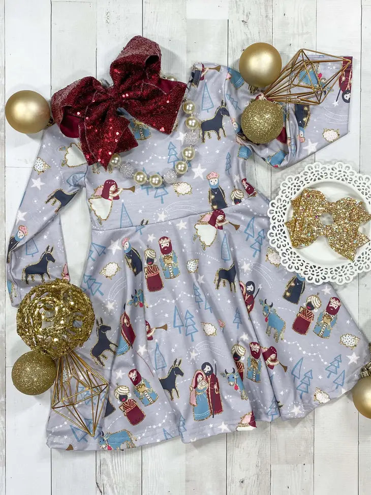 O Holy Night Twirl Dress