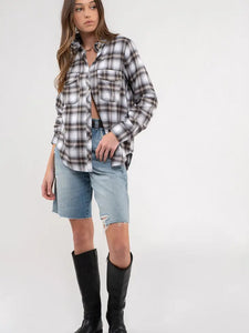 Lucy's Lightweight Plaid Top