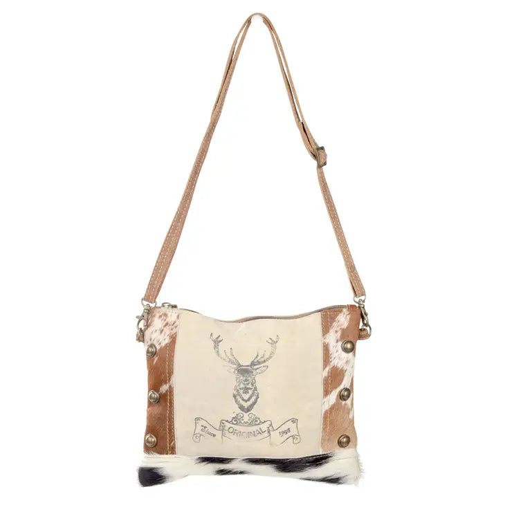 Deer Original Crossbody with Cowhide