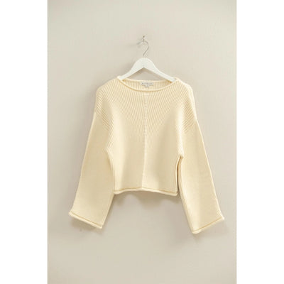 Long Sleeve Ribbed Sweater