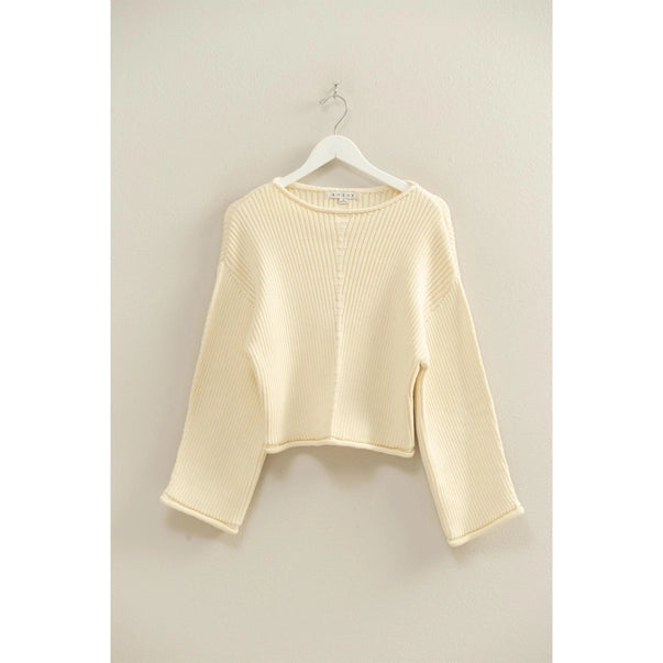 Long Sleeve Ribbed Sweater
