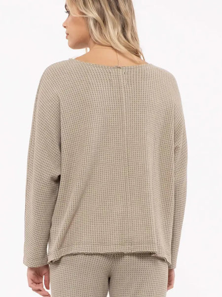 Waffle Knit Lounge Set