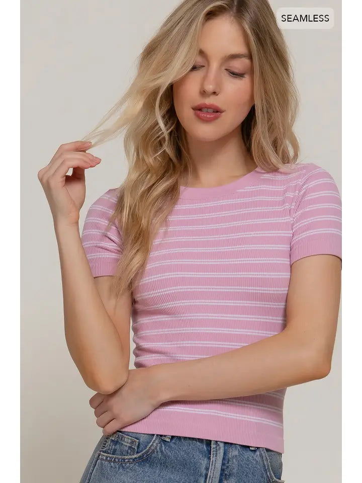 Short Sleeve Seamless Top