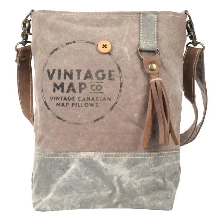 Vintage Map Bag