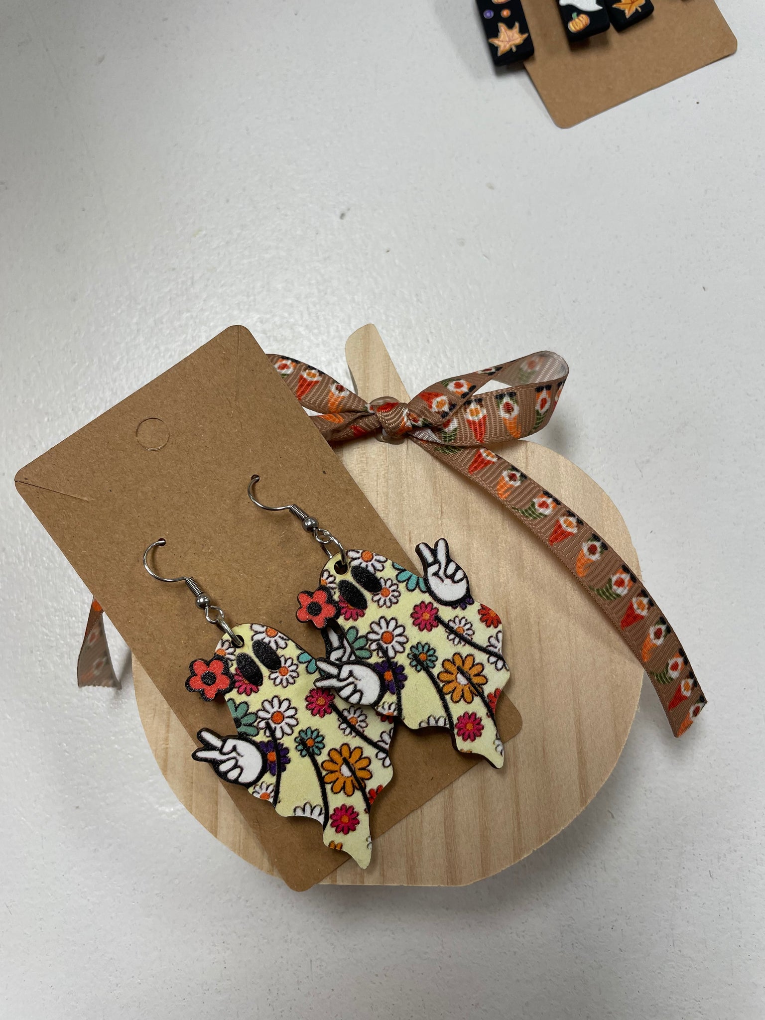 Woodstock Ghost earrings