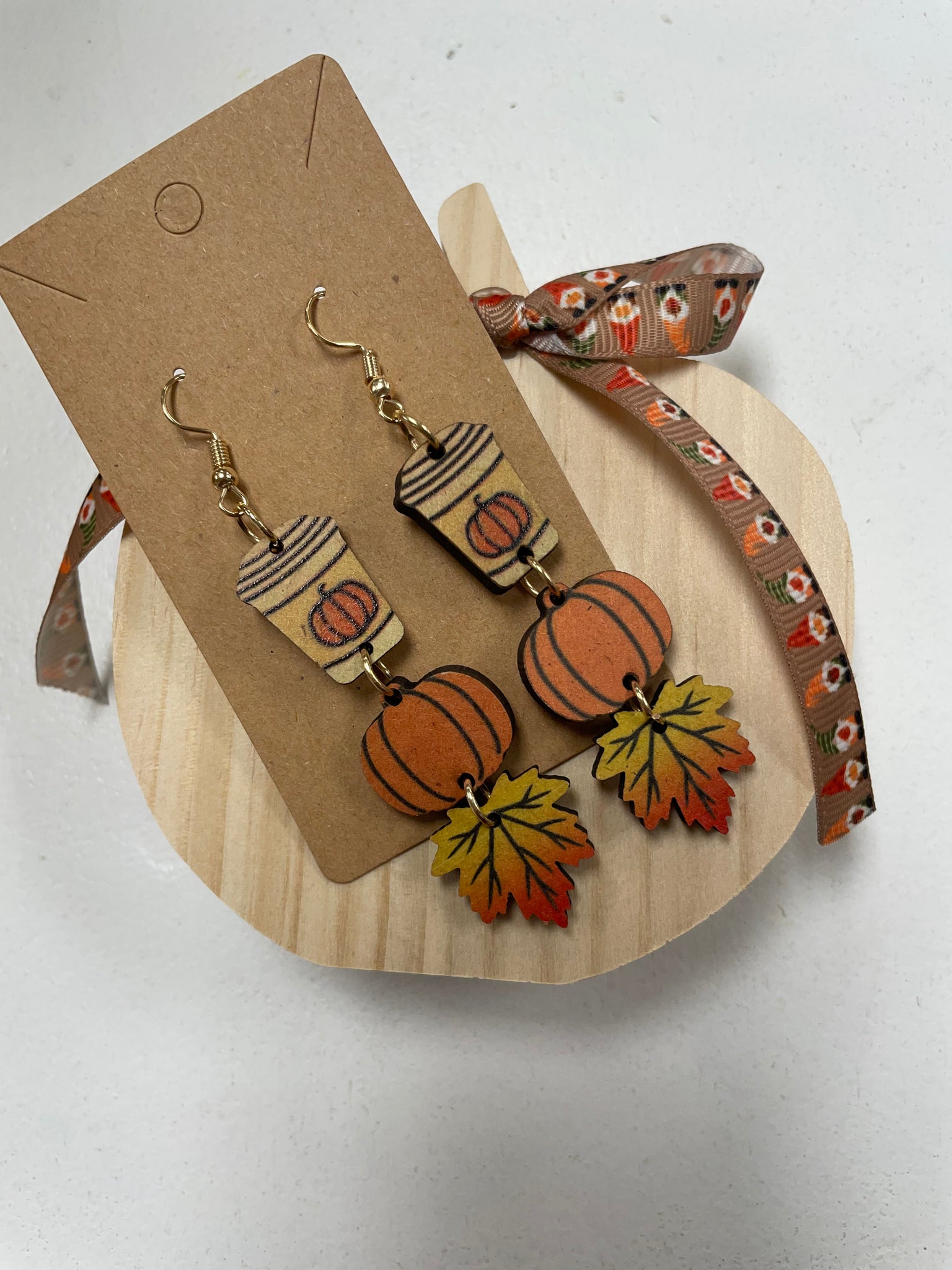 For the love of fall earrings