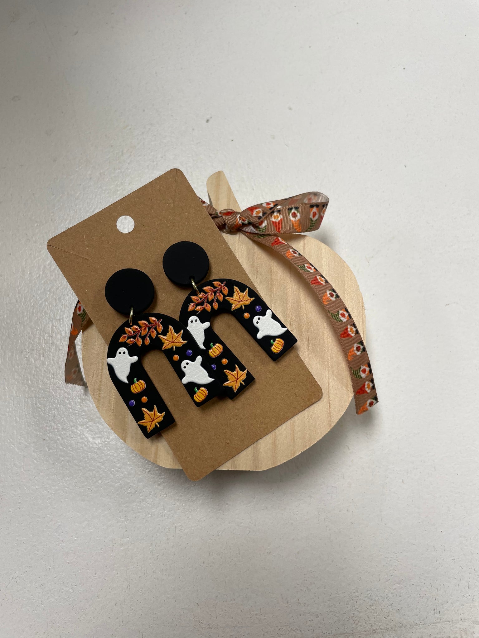 Happy Halloween earrings