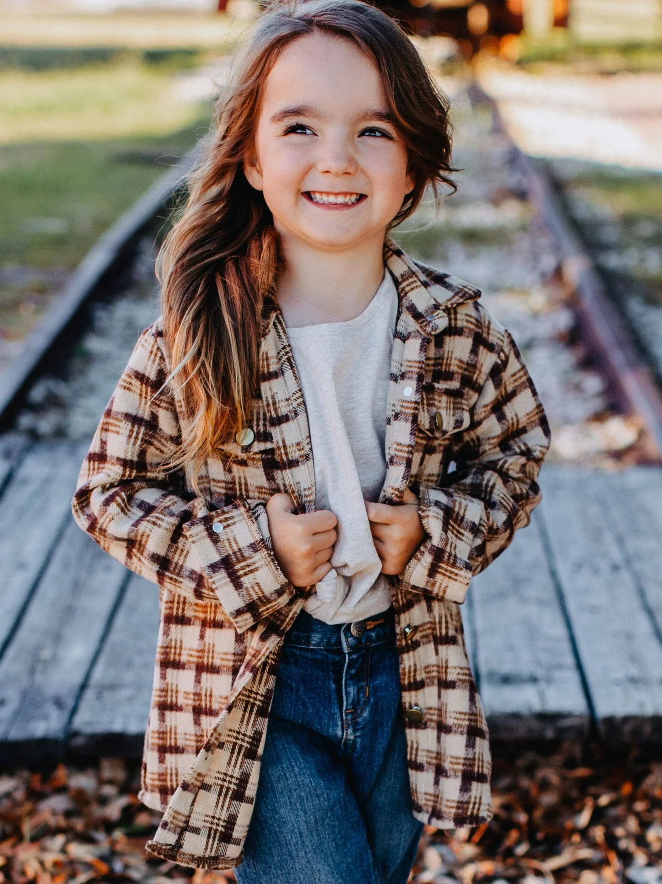 Girls Autumn Sunsets Top