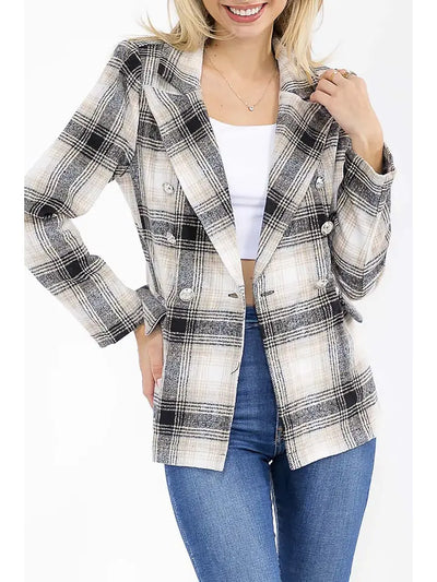Plaid Blazer