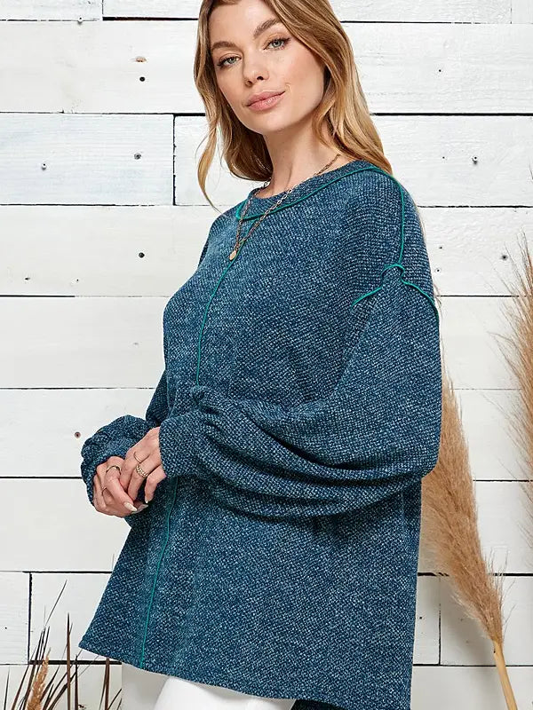 Teagan's Teal Top