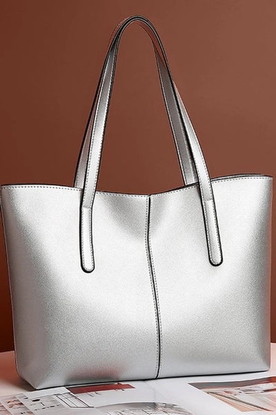 Texture Retro Shoulder Tote Bag