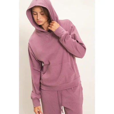 Long Sleeve Hoodie Kangaroo Pocket