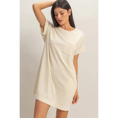 Round Neck T-Shirt Dress