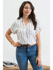 Roll Your Sleeves Top