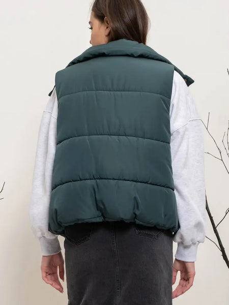 Hunter Green Puffer Vest