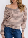 Blush and Grey Sweater