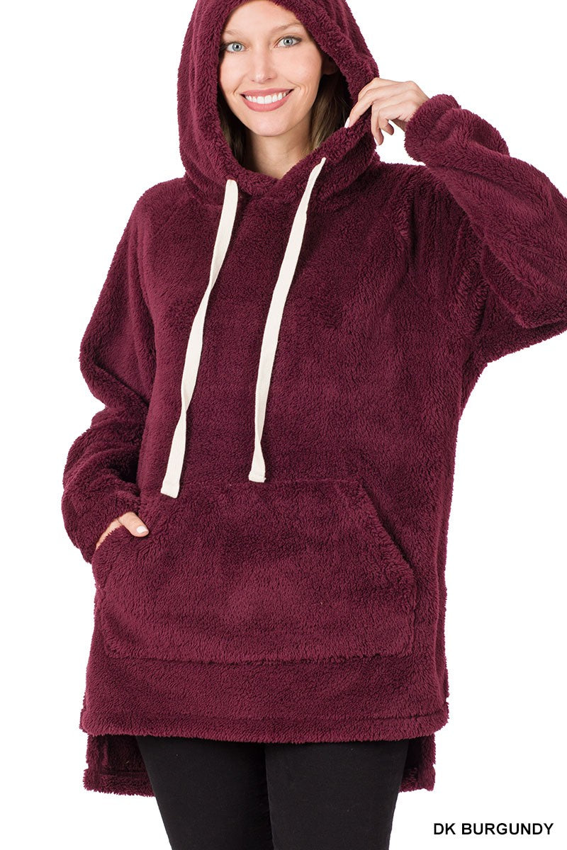 Hooded Kangaroo Pocket Pullover