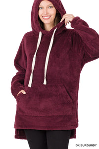 Hooded Kangaroo Pocket Pullover