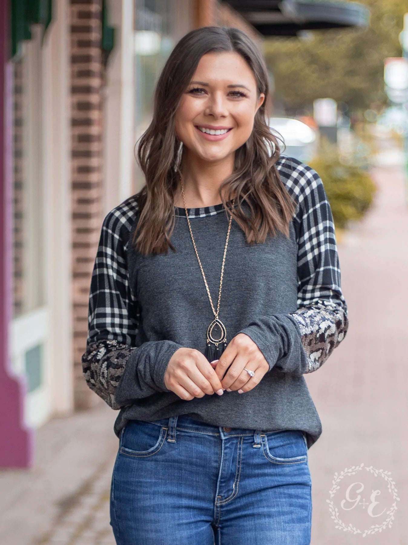 Plaid With a Twist Top