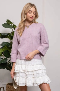 Lavender Cupcake Sweater