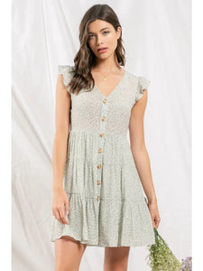 Sarah's Speckled Button Up Dress