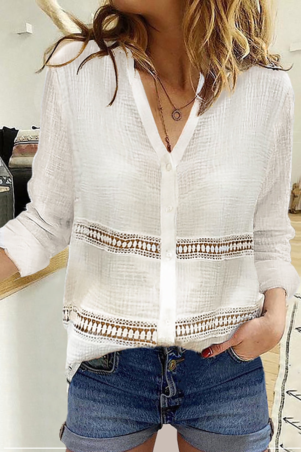 Coryn's Crochet Blouse