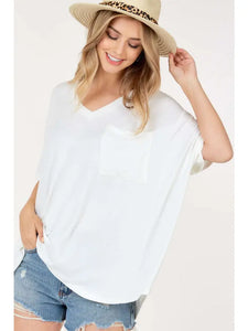 Olivia's Oversized Pocket Tee