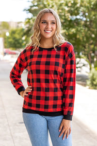 Plaid With Me Top