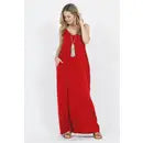 Riveting in Red Dress