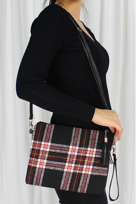 Plaid Crossbody Purse