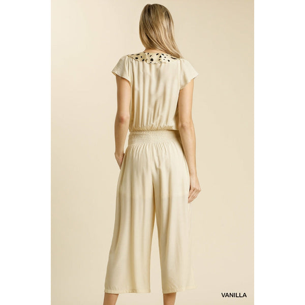Doting in Dalmatian Jumpsuit